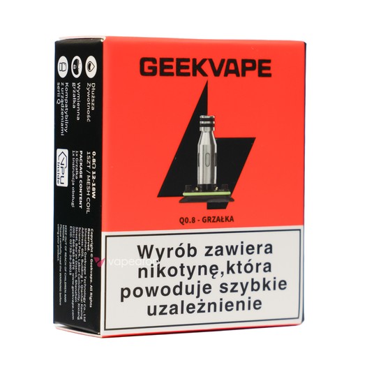 COIL GEEK VAPE Q SERIES - 0.8 OHM -zdjęcie numer 1