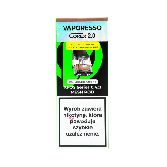 KARTRIDŻ VAPORESSO XROS MESH - 0.4 OHM