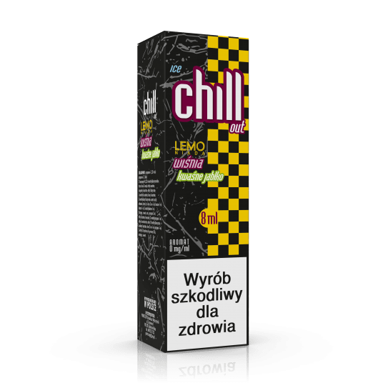 LONGFILL CHILL OUT 8/10 - LEMONIADA WIŚNIA KWAŚNE JABŁKO ICE -zdjęcie numer 1