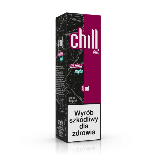 LONGFILL CHILL OUT 8/10 - MALINA MIĘTA -zdjęcie numer 1