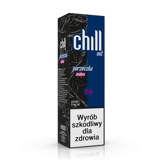 LONGFILL CHILL OUT 8/10 - PORZECZKA MALINA -zdjęcie numer 1