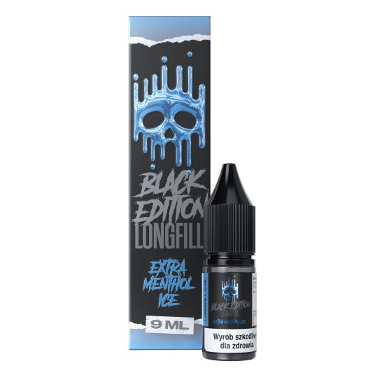 LONGFILL DARK LINE BLACK 9/10 - EXTRA MENTHOL ICE -zdjęcie numer 1