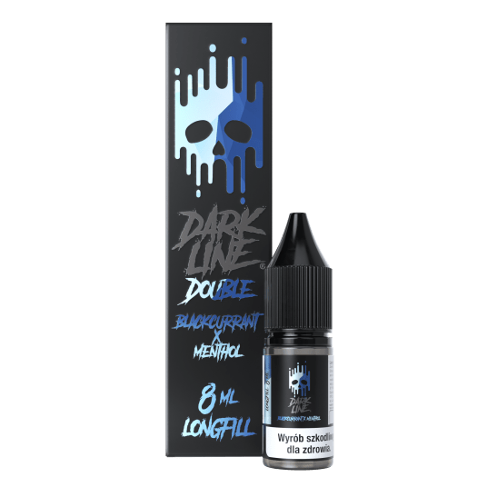 LONGFILL DARK LINE DOUBLE 8/10 - BLACK CURRANT MENTHOL -zdjęcie numer 1
