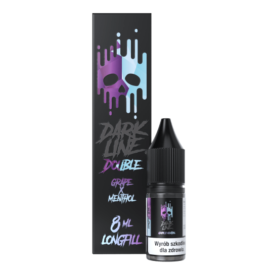 LONGFILL DARK LINE DOUBLE 8/10 - GRAPE MENTHOL -zdjęcie numer 1