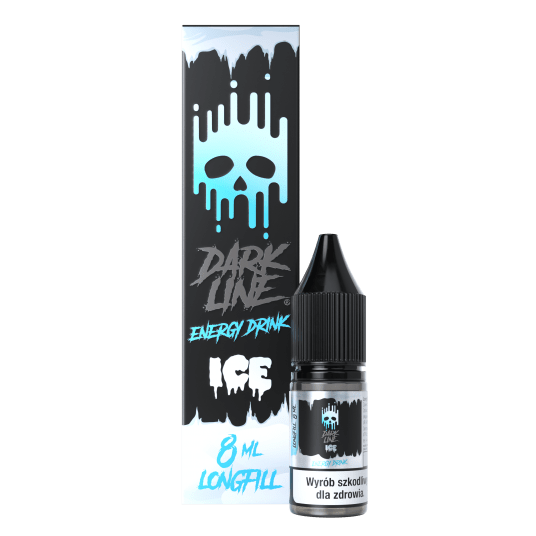 LONGFILL DARK LINE ICE 8/10 - ENERGY DRINK -zdjęcie numer 1