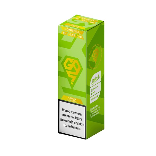 LONGFILL GAS 6/10 - LEMON LIME ICE -zdjęcie numer 1