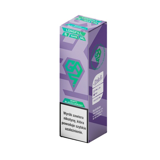 LONGFILL GAS 6/10 - MINTY BLACKCURRANT -zdjęcie numer 1