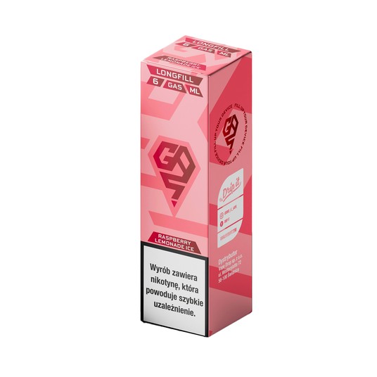 LONGFILL GAS 6/10 - RASPBERRY LEMONADE ICE -zdjęcie numer 1