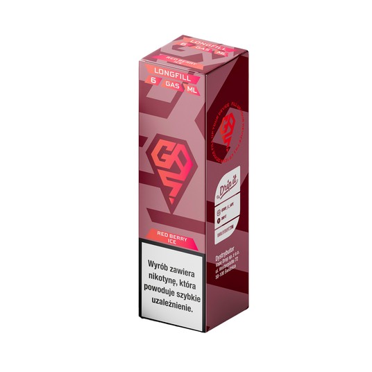 LONGFILL GAS 6/10 - RED BERRY ICE -zdjęcie numer 1