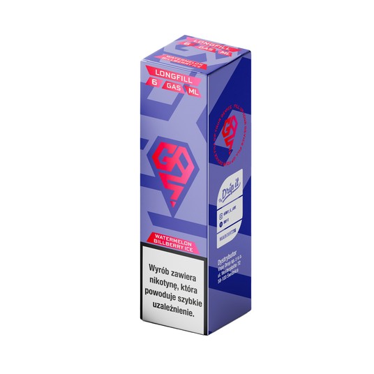 LONGFILL GAS 6/10 - WATERMELON BILBERRY ICE -zdjęcie numer 1