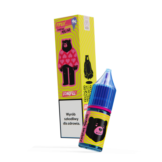 LONGFILL GO BEARS FRUX 9/10 - KWAŚNA MALINA -zdjęcie numer 1