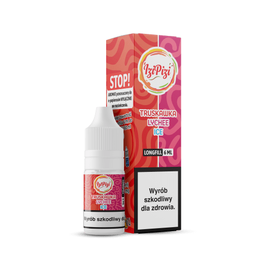 LONGFILL IZI PIZI 6/10 - TRUSKAWKA LYCHEE ICE -zdjęcie numer 1