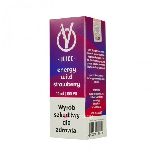 LONGFILL VBAR JUICE 10/10 - ENERGY WILD STRAWBERRY -zdjęcie numer 1