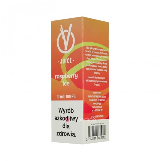 LONGFILL VBAR JUICE 10/10 - RASPBERRY ICE -zdjęcie numer 1