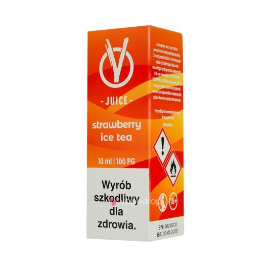 LONGFILL VBAR JUICE 10/10 - STRAWBERRY ICE TEA -zdjęcie numer 1