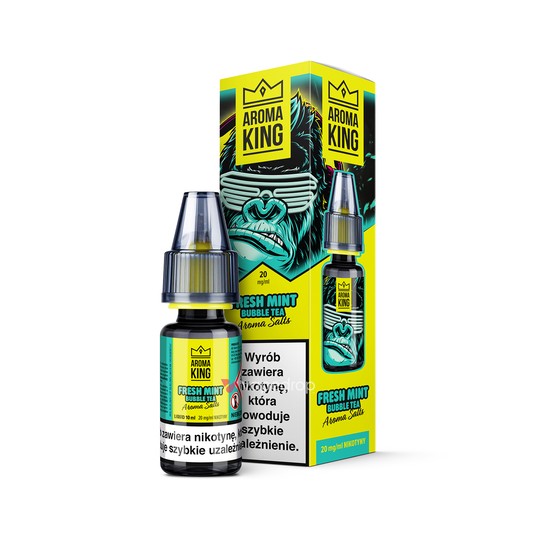 SALT TPD AROMA KING GORILLA 20MG 10ML - FRESH MINT BUBBLE TEA -zdjęcie numer 1
