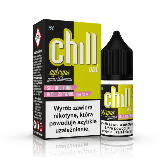 SALT TPD CHILL OUT 20MG 10ML - CYTRYNA GUMA BALONOWA ICE