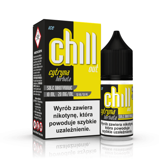 SALT TPD CHILL OUT 20MG 10ML - CYTRYNA HERBATA ICE