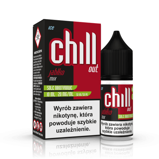 SALT TPD CHILL OUT 20MG 10ML - JABŁKO MIX ICE
