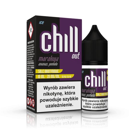 SALT TPD CHILL OUT 20MG 10ML - MARAKUJA ANANAS POMELO ICE