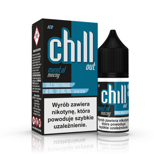 SALT TPD CHILL OUT 20MG 10ML - MOCNY MENTOL ICE