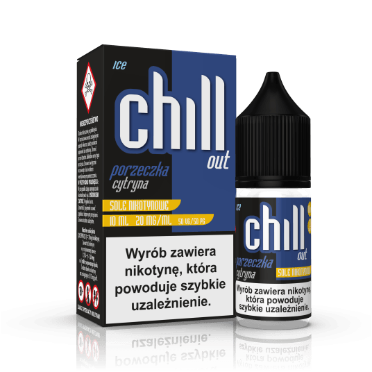 SALT TPD CHILL OUT 20MG 10ML - PORZECZKA CYTRYNA ICE
