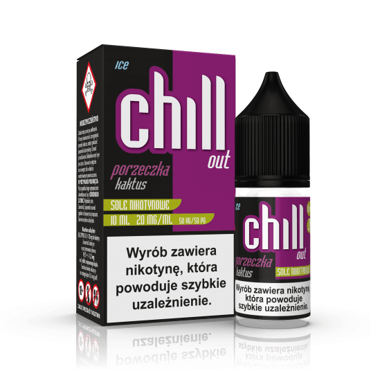 SALT TPD CHILL OUT 20MG 10ML - PORZECZKA KAKTUS ICE -zdjęcie numer 1