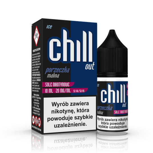 SALT TPD CHILL OUT 20MG 10ML - PORZECZKA MALINA ICE