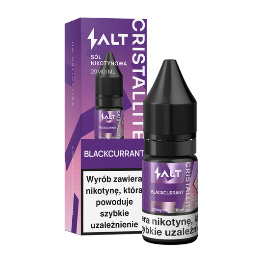 SALT TPD CRISTALLITE 20MG 10ML - BLACKCURRANT -zdjęcie numer 1