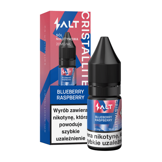 SALT TPD CRISTALLITE 20MG 10ML - BLUEBERRY RASPBERRY -zdjęcie numer 1