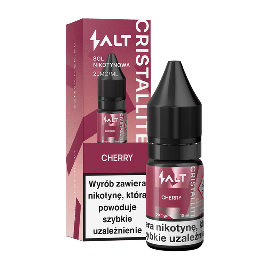 SALT TPD CRISTALLITE 20MG 10ML - CHERRY -zdjęcie numer 1