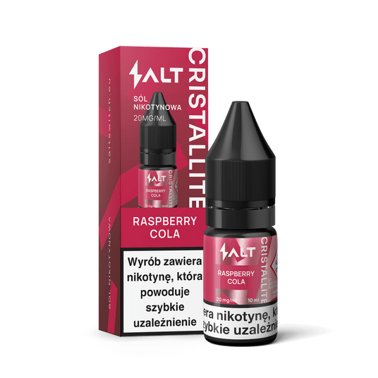 SALT TPD CRISTALLITE 20MG 10ML - RASPBERRY COLA -zdjęcie numer 1