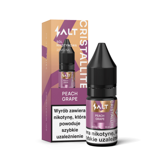 SALT TPD CRYSTALLITE 20MG 10ML - PEACH GRAPE -zdjęcie numer 1