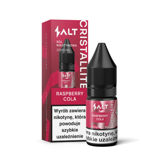 SALT TPD CRYSTALLITE 20MG 10ML - RASPBERRY COLA -zdjęcie numer 1