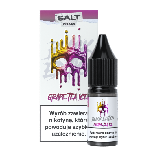 SALT TPD DARK LINE BLACK EDITION 20MG 10ML - GRAPE TEA ICE