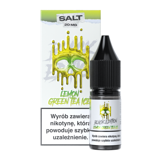 SALT TPD DARK LINE BLACK EDITION 20MG 10ML - LEMON GREEN TEA ICE
