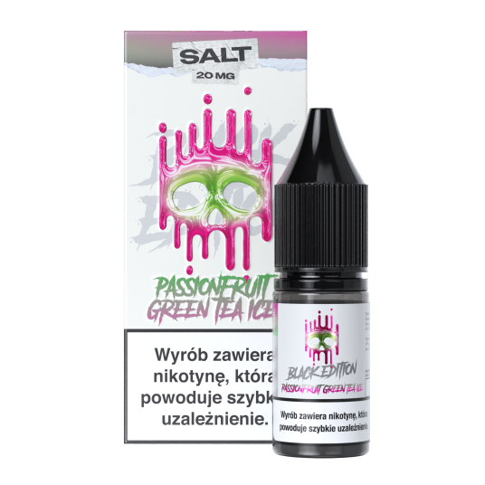 SALT TPD DARK LINE BLACK EDITION 20MG 10ML - PASSIONFRUIT GREEN TEA