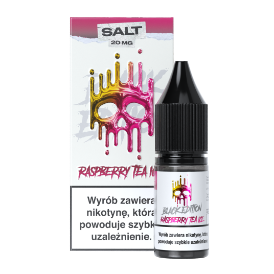 SALT TPD DARK LINE BLACK EDITION 20MG 10ML - RASPBERRY TEA ICE