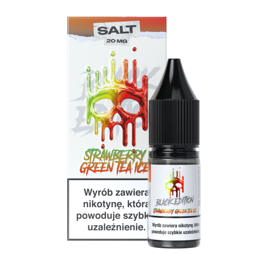 SALT TPD DARK LINE BLACK EDITION 20MG 10ML - STRAWBERRY GREEN TEA ICE