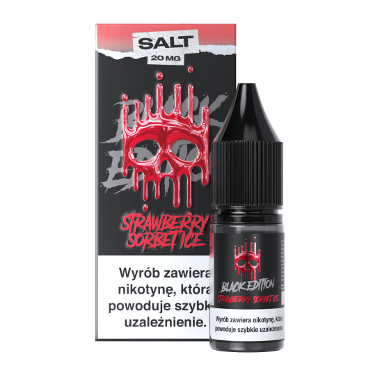 SALT TPD DARK LINE BLACK EDITION 20MG 10ML - STRAWBERRY SORBET ICE