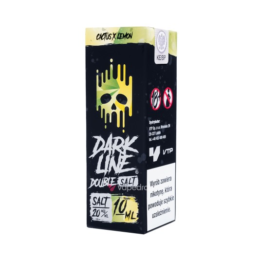 SALT TPD DARK LINE DOUBLE 20MG 10ML - CACTUS X LEMON