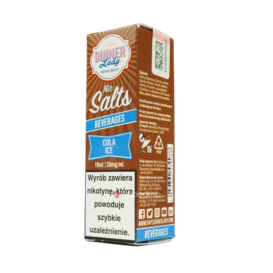 SALT TPD DINNER LADY 20MG 10ML - COLA ICE