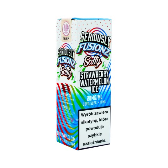 SALT TPD DOOZY SERIOUSLY FUSIONZ 10ML 20MG - STRAWBERRY WATERMELON ICE