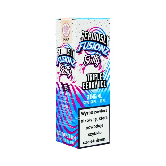 SALT TPD DOOZY SERIOUSLY FUSIONZ 10ML 20MG - TRIPLE BERRY ICE