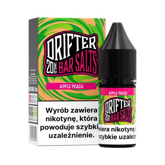 SALT TPD DRIFTER SALTS 20MG 10ML - APPLE PEACH