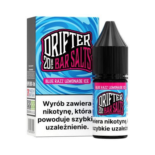 SALT TPD DRIFTER SALTS 20MG 10ML - BLUE RAZZ LEMONADE ICE