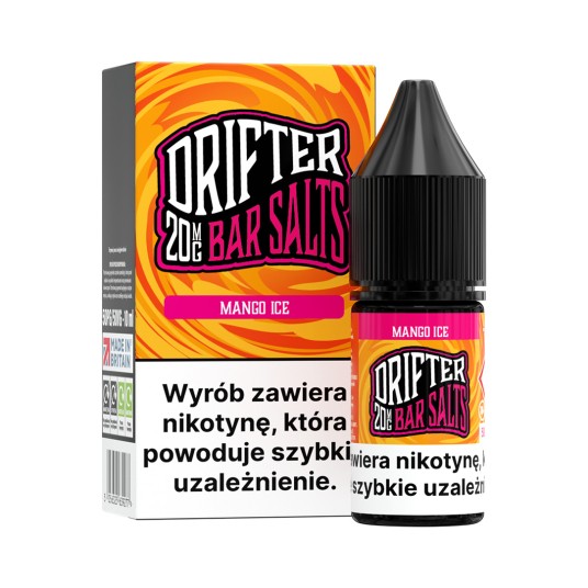 SALT TPD DRIFTER SALTS 20MG 10ML - MANGO ICE