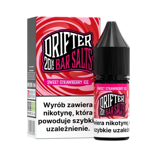 SALT TPD DRIFTER SALTS 20MG 10ML - SWEET STRAWBERRY ICE