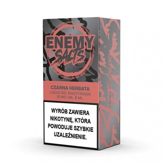 SALT TPD ENEMY SALTS 18MG 9ML - CZARNA HERBATA -zdjęcie numer 1