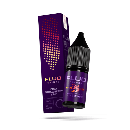 SALT TPD FLUO DRINKS 20MG 10ML - COLA STRAWBERRY LIME